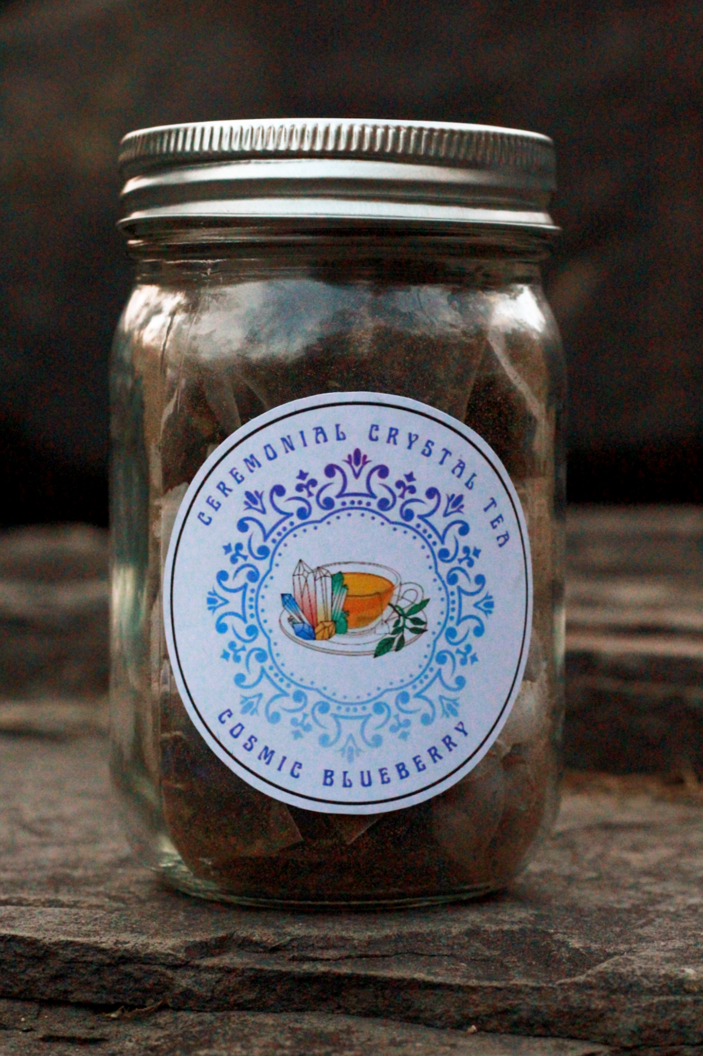Cosmic Blueberry, Front of jar