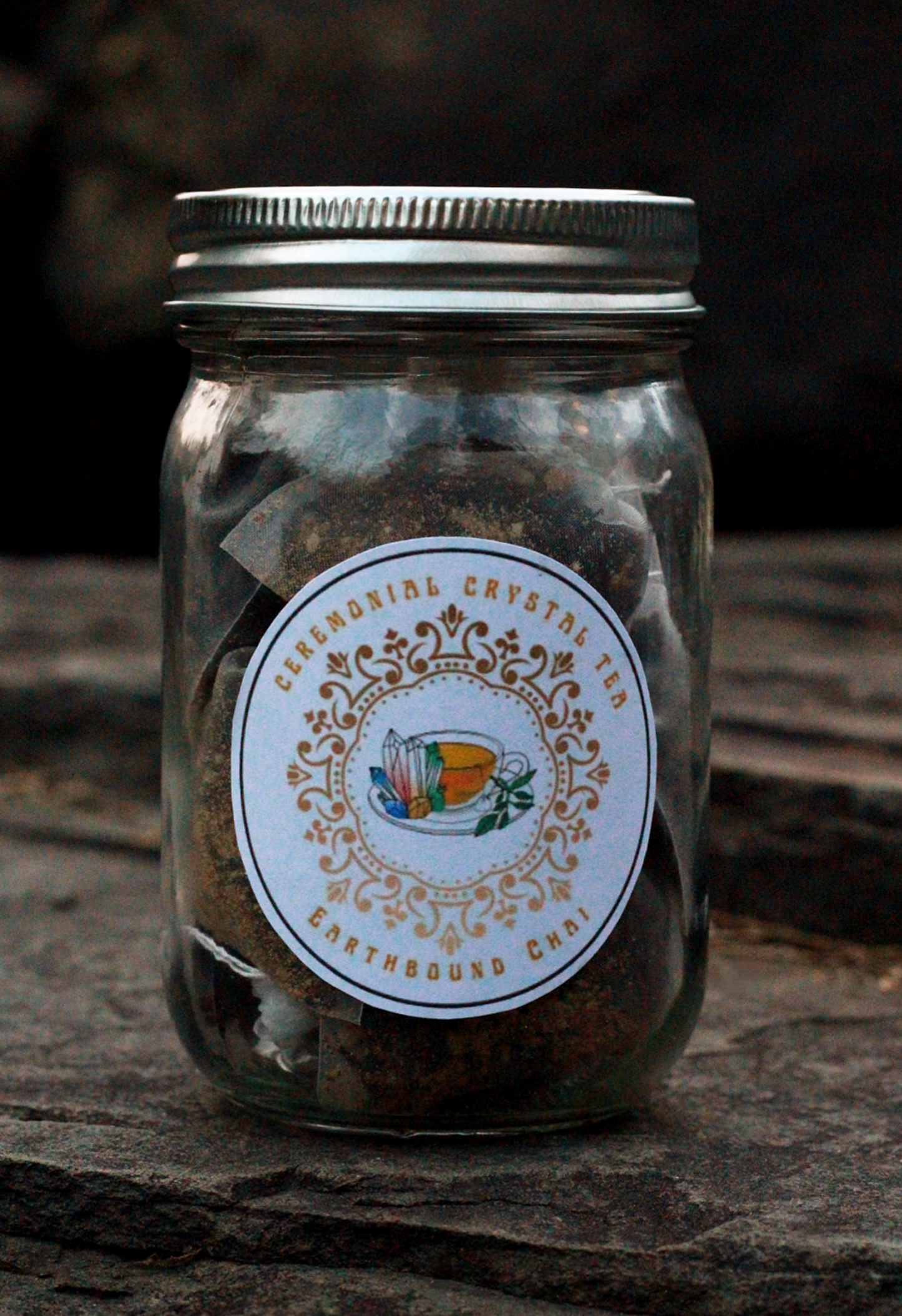 Earthbound Chai, Front of big jar