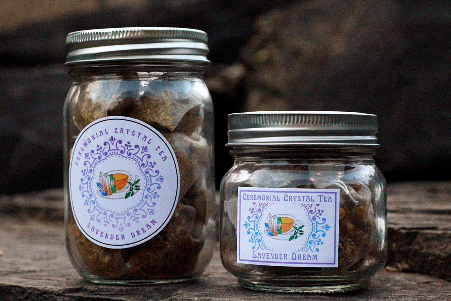 Lavender Dream, Front of small and big jar
